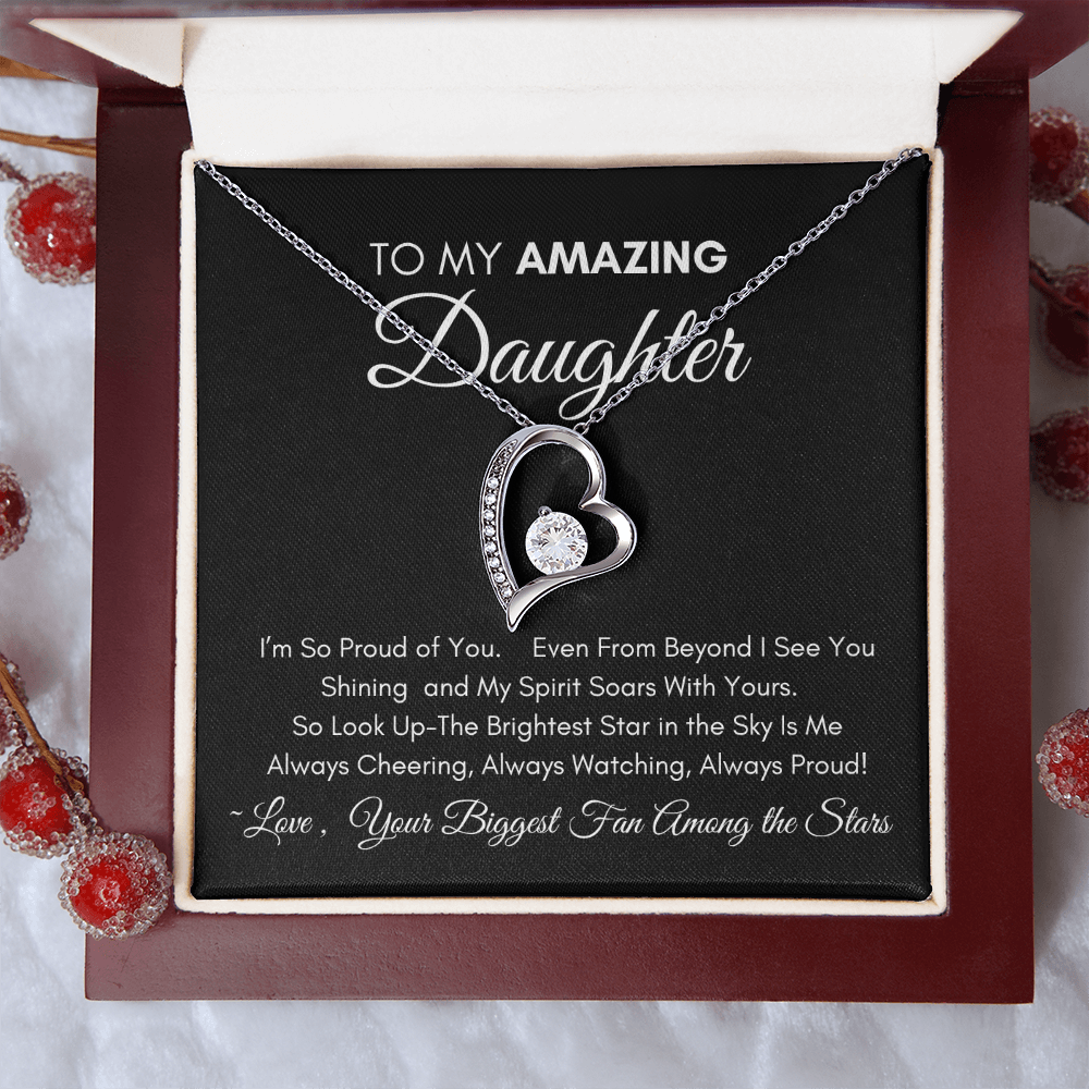 To My Amazing Daughter - Forever Necklace