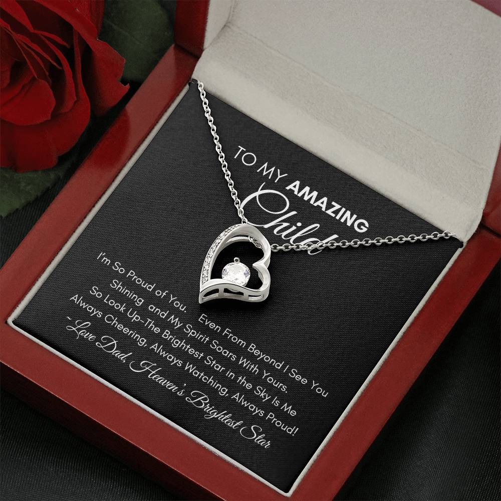 Too My Amazing Child - Forever Heart Necklace