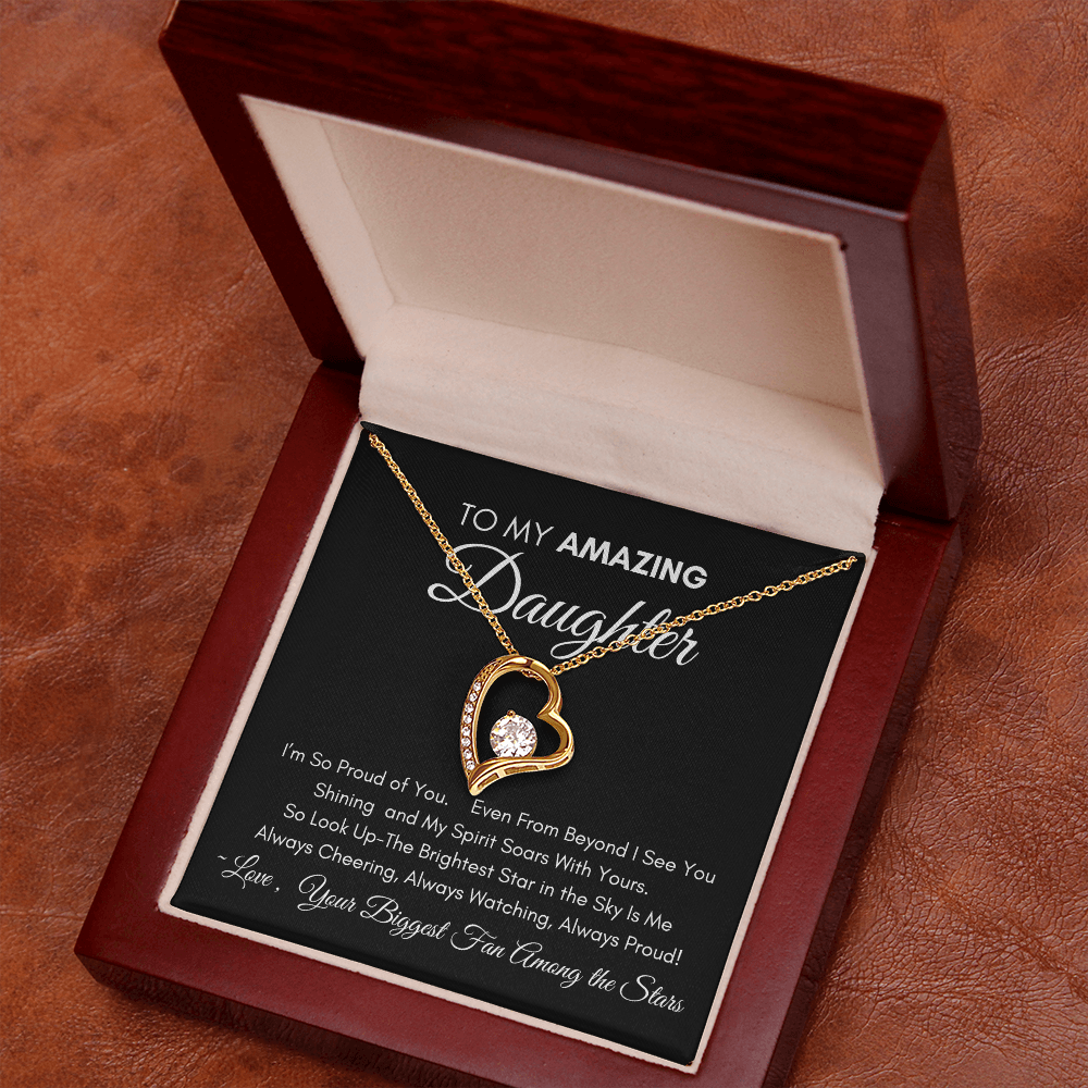 To My Amazing Daughter - Forever Necklace