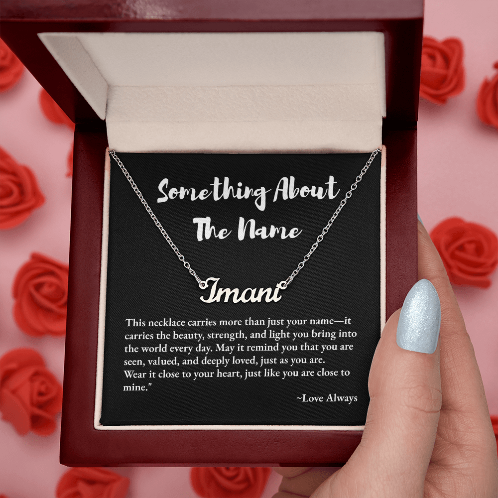 Something About the Name - Customized Name Necklace