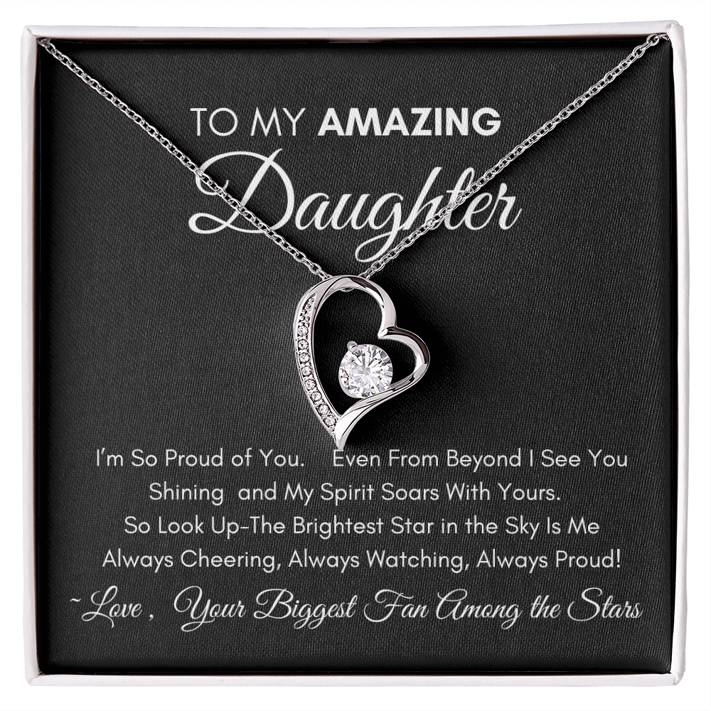 To My Amazing Daughter - Forever Necklace