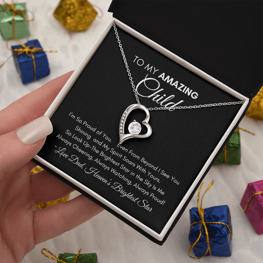Too My Amazing Child - Forever Heart Necklace