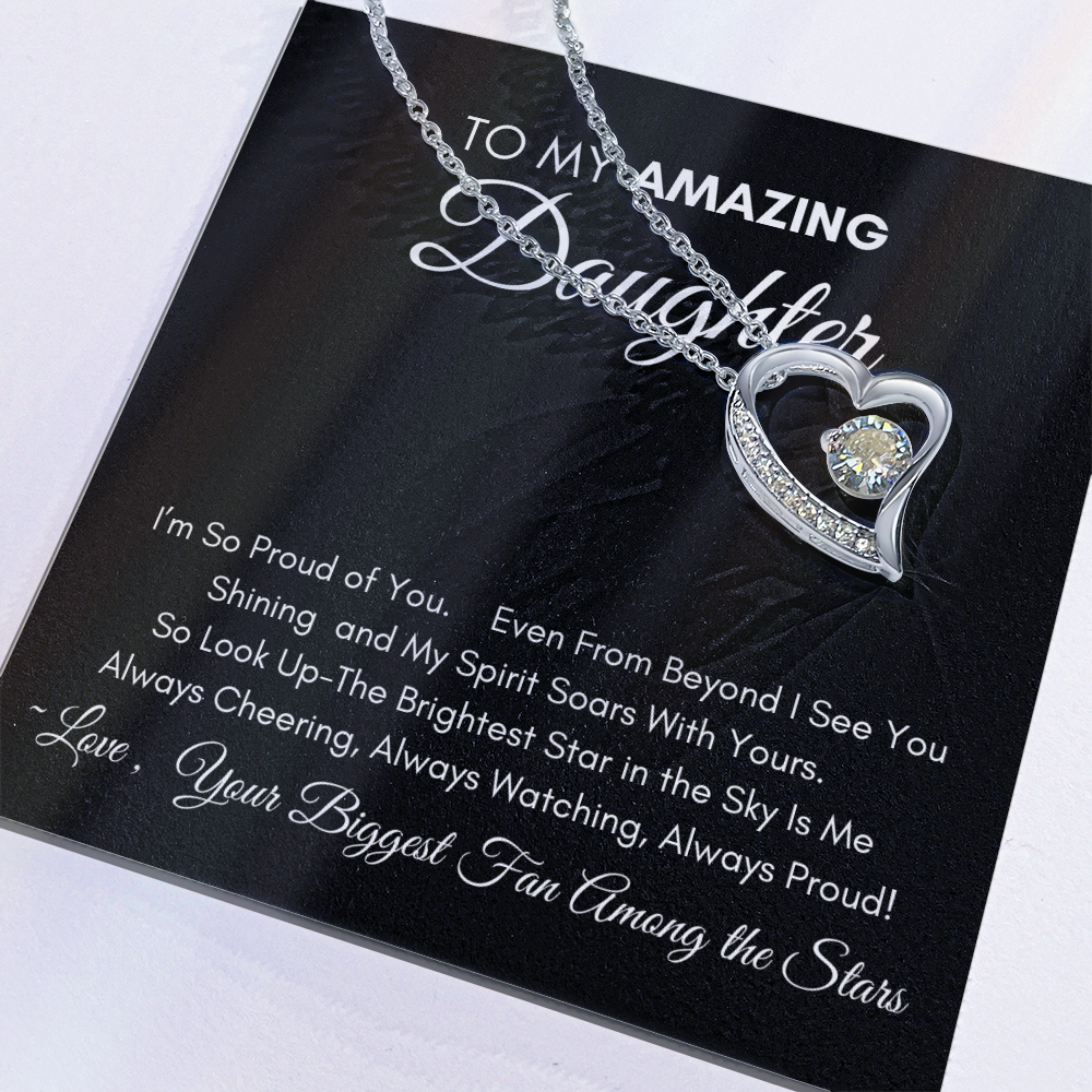 To My Amazing Daughter - Forever Necklace