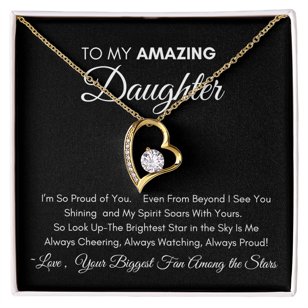 To My Amazing Daughter - Forever Necklace