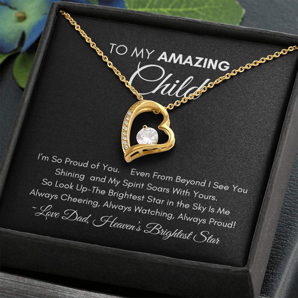 Too My Amazing Child - Forever Heart Necklace