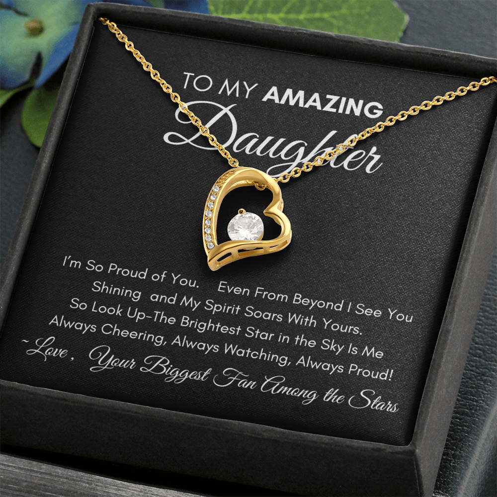 To My Amazing Daughter - Forever Necklace