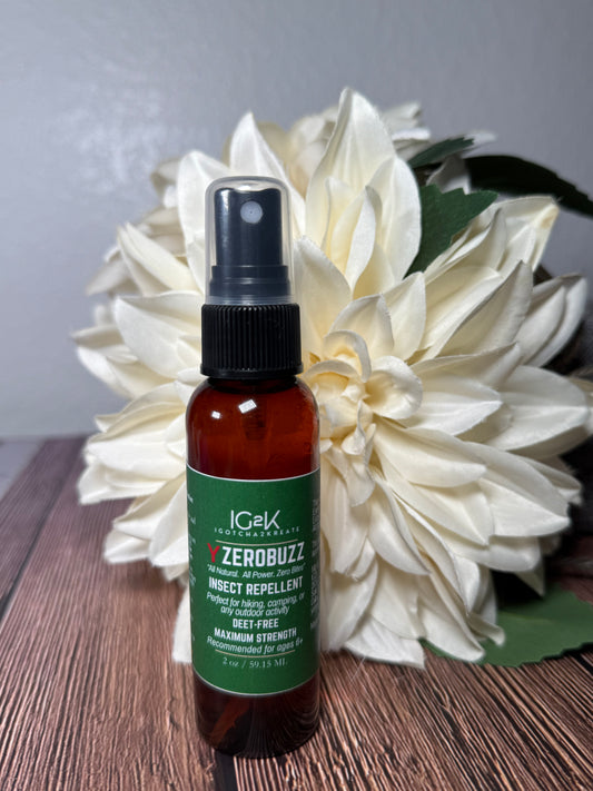 YZeroBuzz Insect Repellent Spray (Maximum Strength)- 2oz