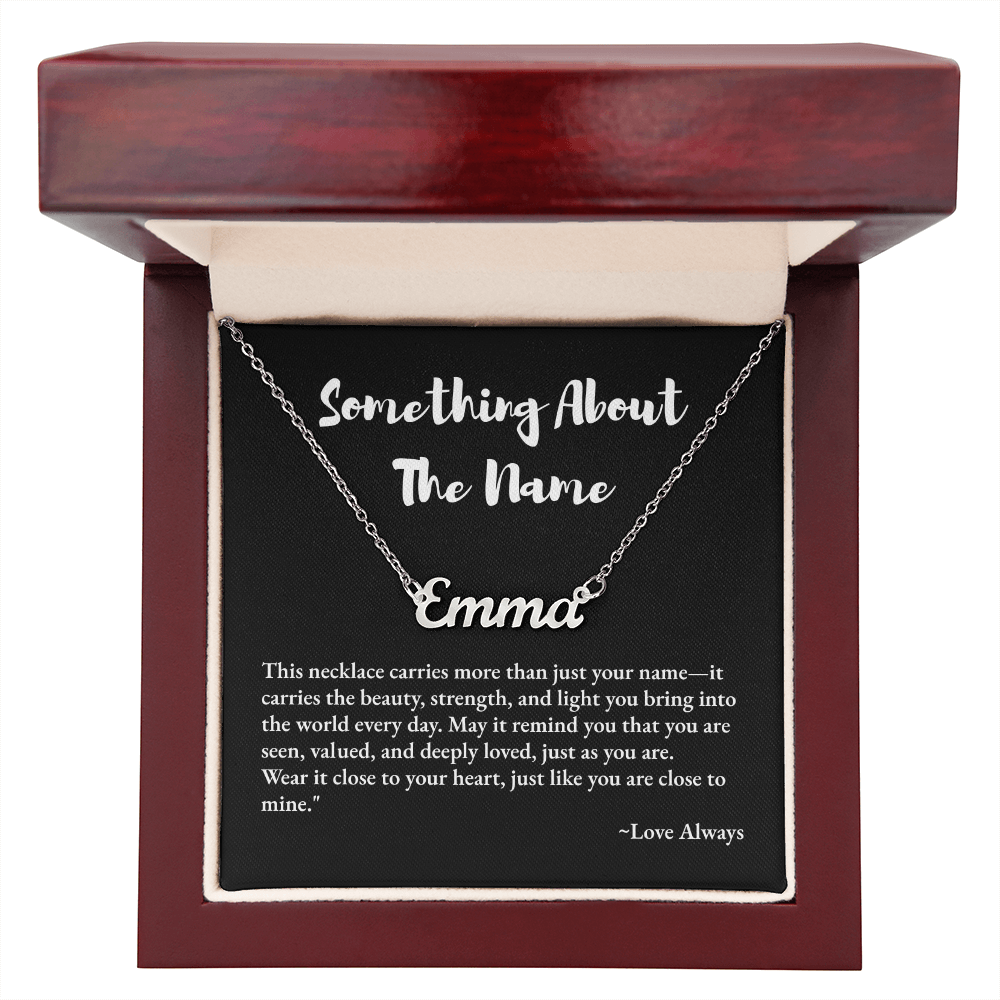Something About the Name - Customized Name Necklace