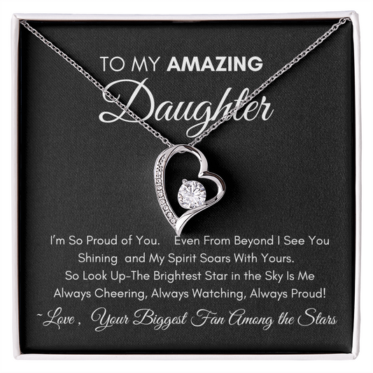 To My Amazing Daughter - Forever Necklace