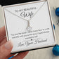 To My Beautiful Wife - A Story To Tell - Alluring Necklace